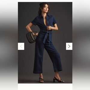 The Colette Weekend Denim Jumpsuit by Maeve